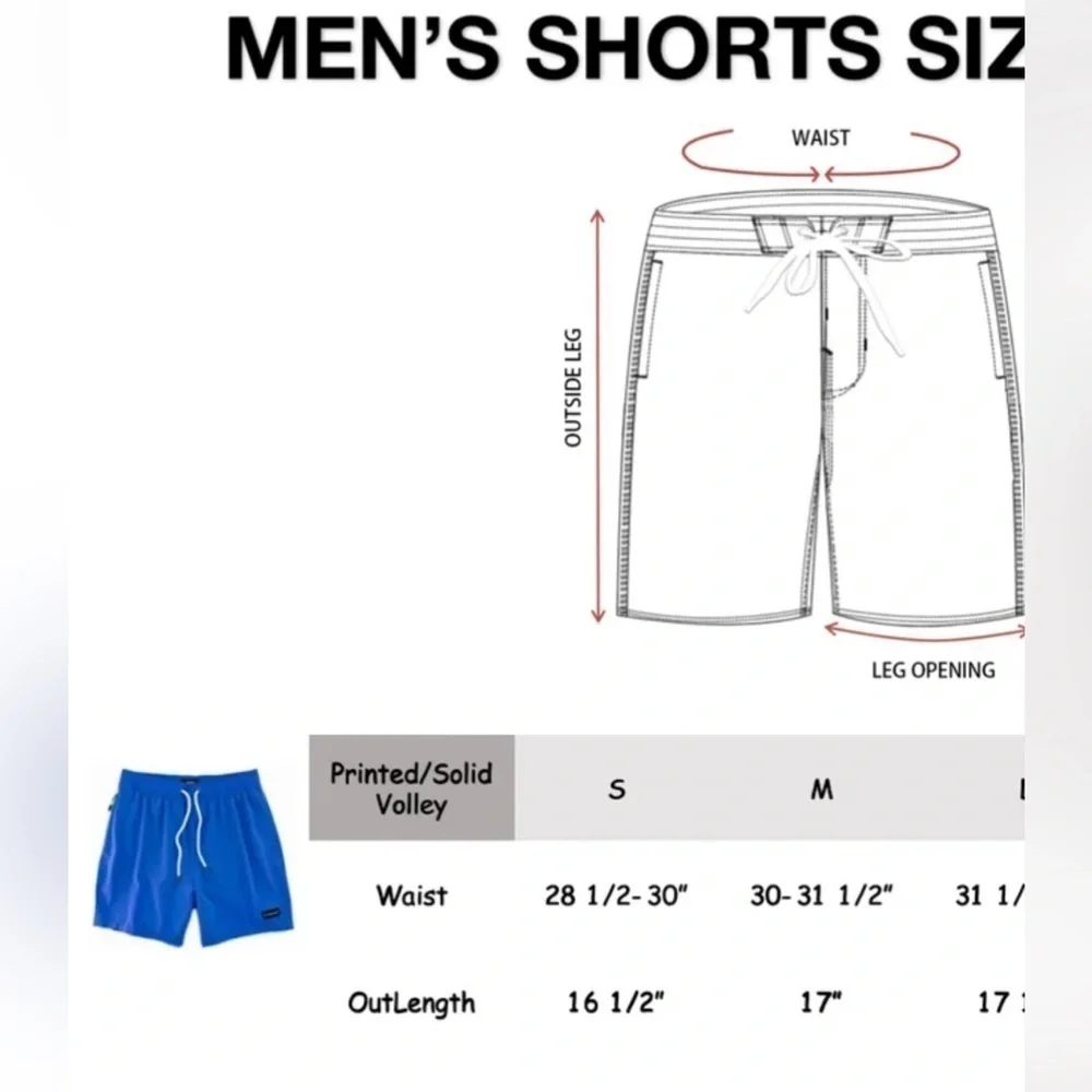 Islandhaze California Men's 6'' Volley Swim Shorts Clover Size Small